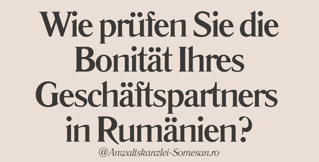 Prüfung Bonität